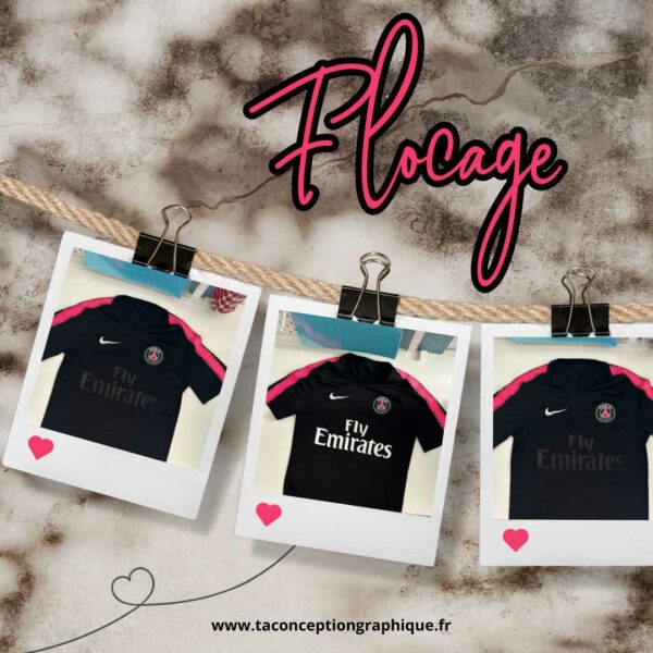 Rattrapage flocage t-shirt homme et femme, foot sport
