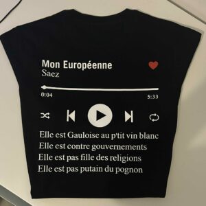 T-shirt personnalisé musique